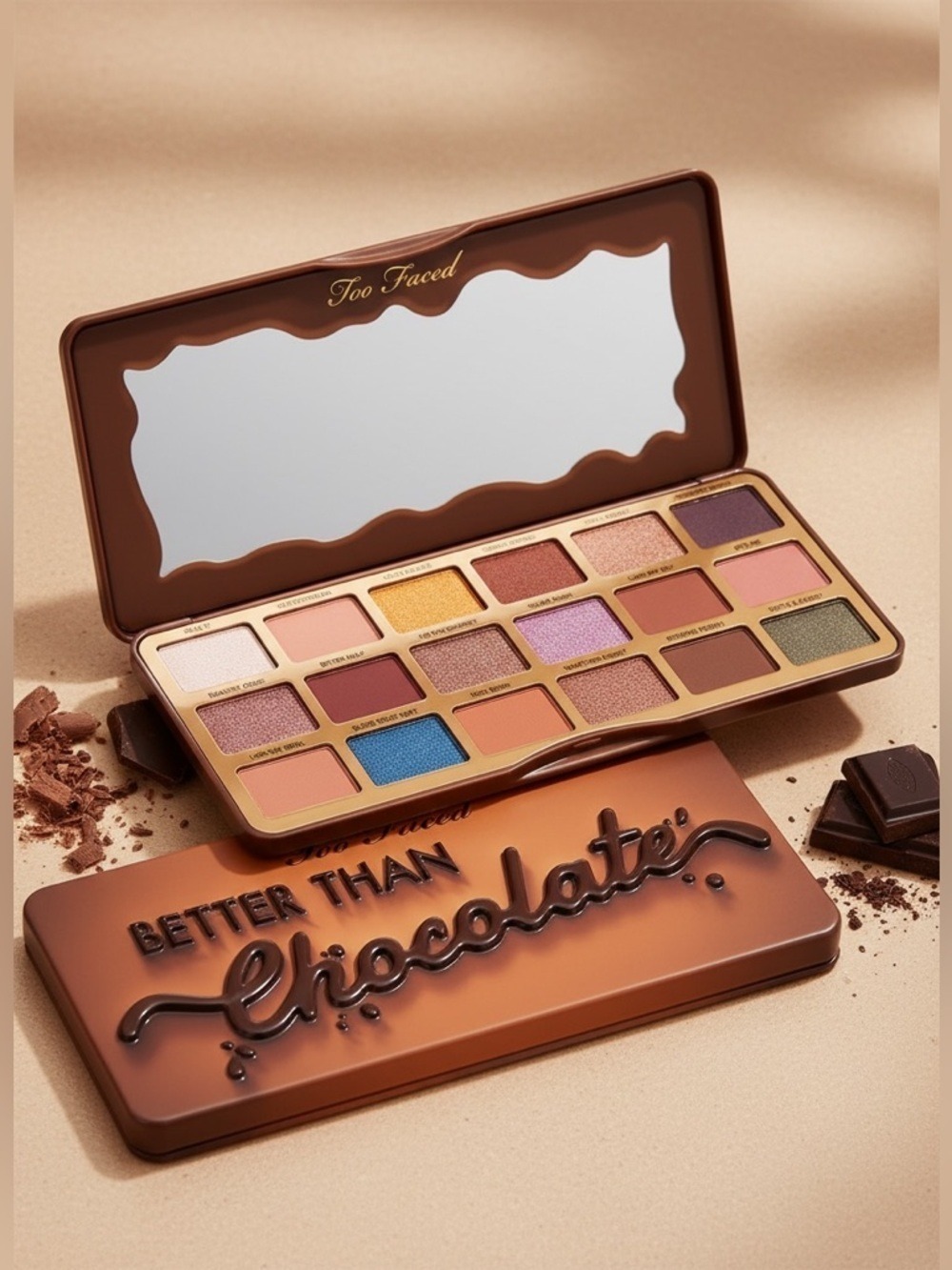 Too Faced Better Than Chocolate Eyeshadow Palette Full Size NIB